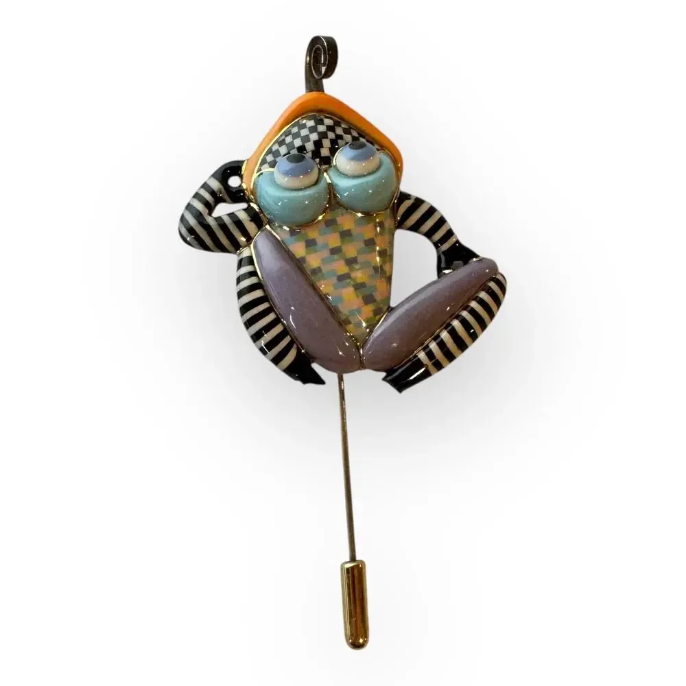 Rare‎ Cynthia Chuang Frog Brooch